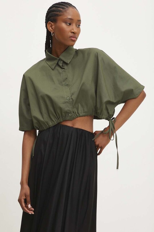 Сорочка Answear.LAB casual зелений c17075u.fh