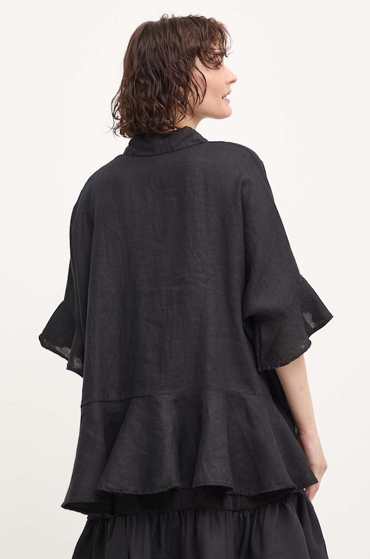 Odjeća Lanena košulja Answear.LAB 33531.th crna