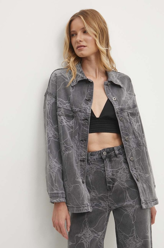Answear Lab koszula jeansowa h673.1.FKK szary WZ24