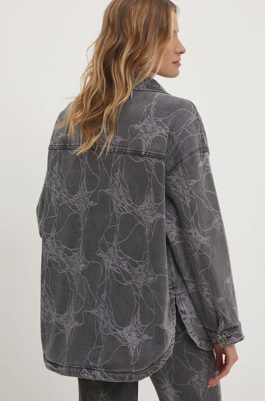 Answear Lab koszula jeansowa szary h673.1.FKK