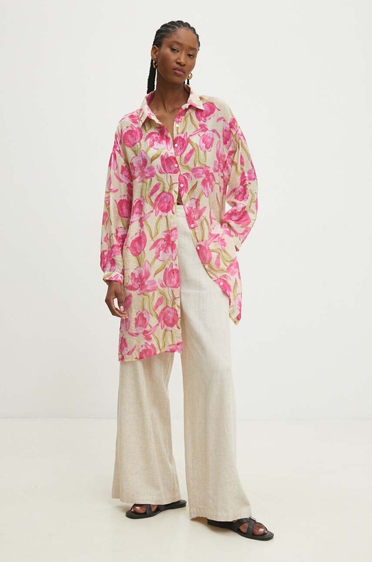 Answear Lab koszula 10chm277.4.FKK różowy WZ24