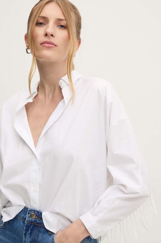 Bavlněná košile Answear.LAB 42341.tjs bílá