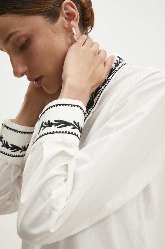 Answear Lab koszula bawełniana klasyczny biały 24130.TMS