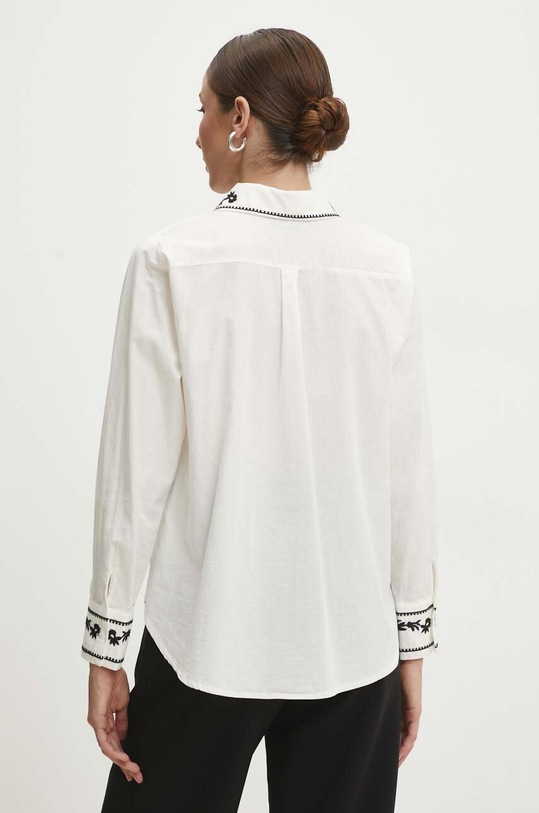 Odzież Answear Lab koszula bawełniana 24130.TMS biały