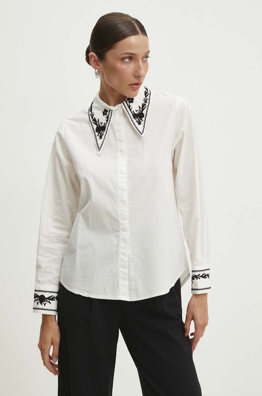 Answear Lab koszula bawełniana biały 24130.TMS