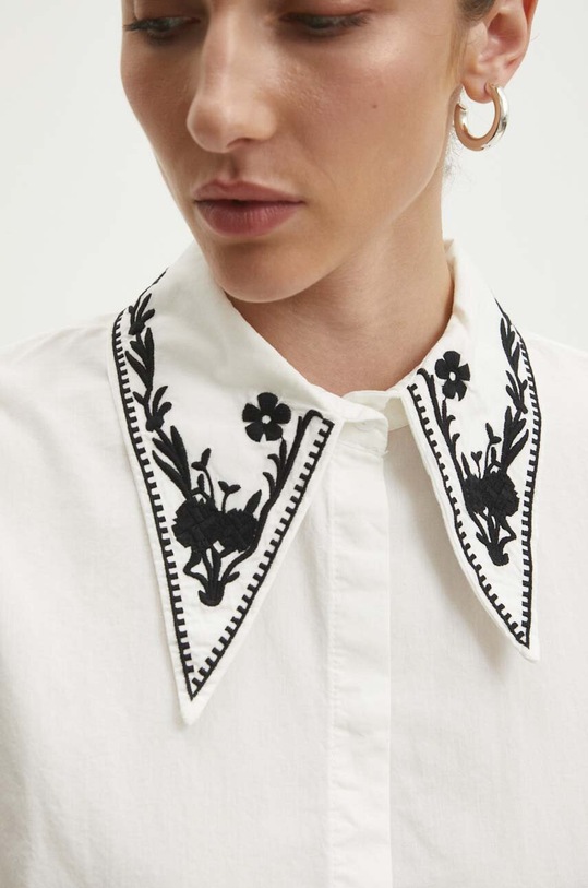 Answear Lab koszula bawełniana 24130.TMS biały