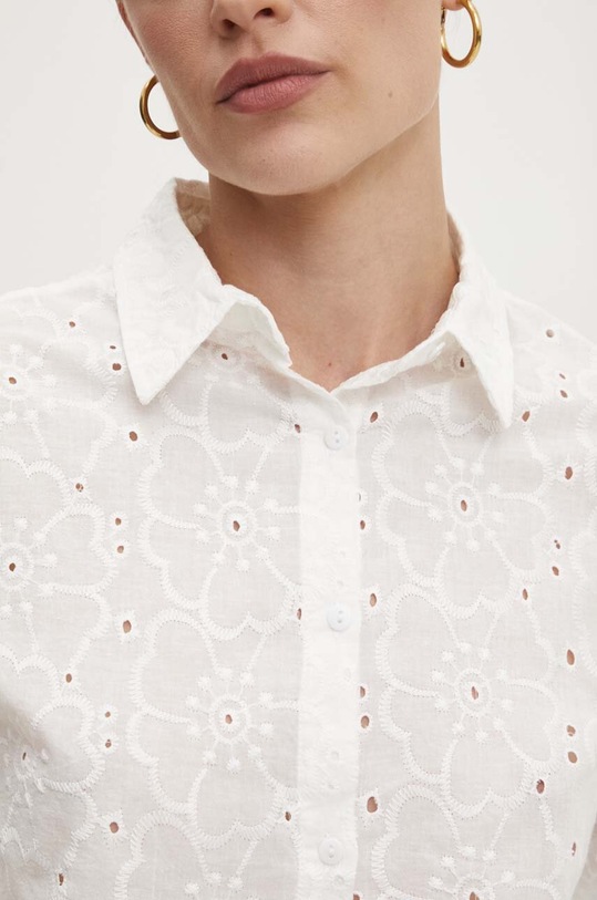 Bavlněná košile Answear.LAB SHPKWI.TKK bílá