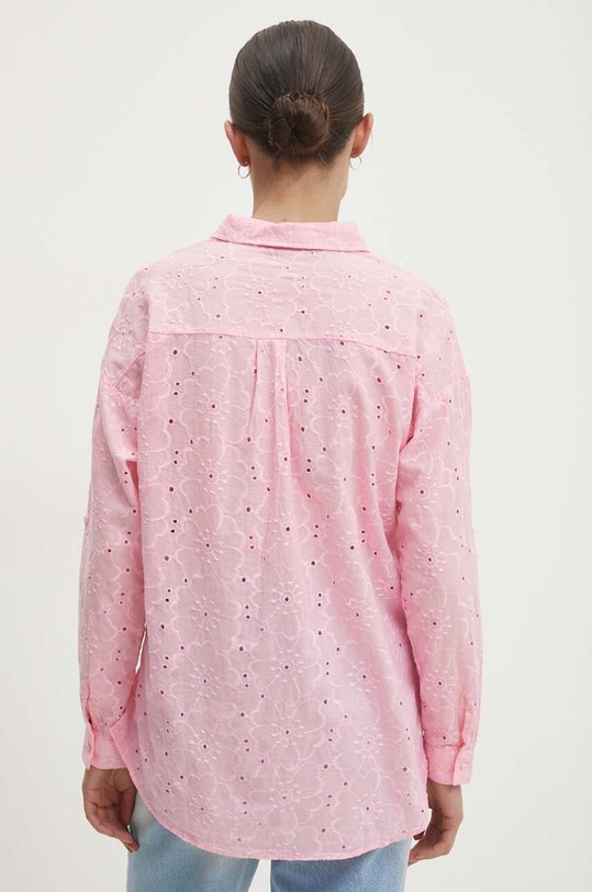 Îmbrăcăminte Answear Lab cămașă din bumbac SHPKWI.TKK roz