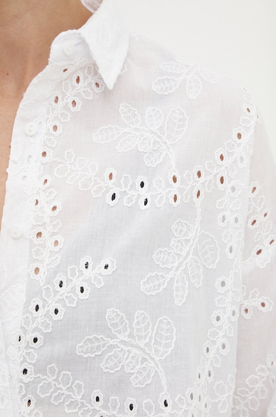 Answear Lab koszula bawełniana shpli.TKK biały WZ24