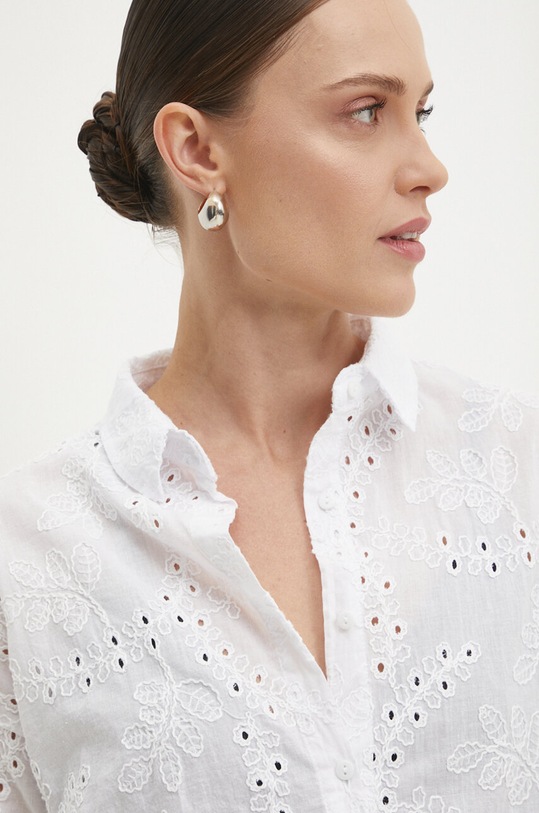 Answear Lab koszula bawełniana shpli.TKK biały