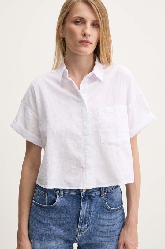 Bavlněná košile Answear.LAB bílá shp5.TKK