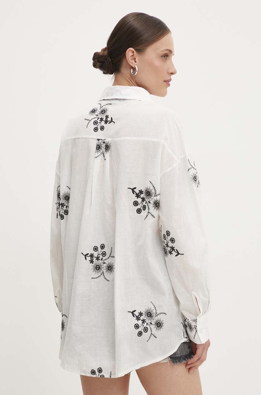 Îmbrăcăminte Answear Lab cămașă din bumbac 18418.tjs alb