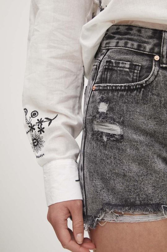 Answear Lab cămașă din bumbac 18418.tjs alb