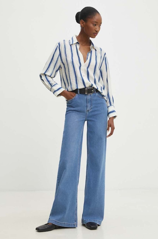 Košulja Answear.LAB SNG15.TKK plava WZ24