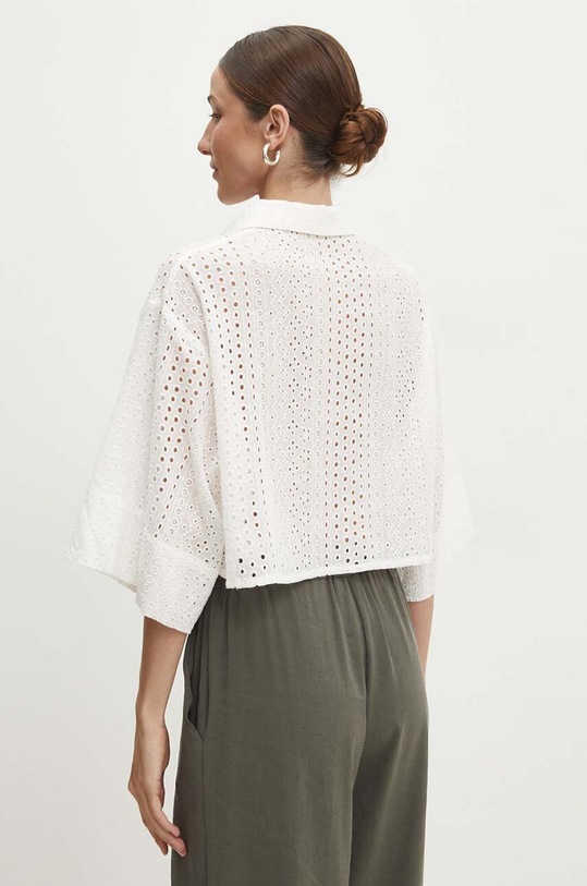 Odzież Answear.LAB koszula bawełniana 14203.ijs biały