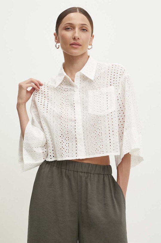 Answear.LAB koszula bawełniana biały 14203.ijs