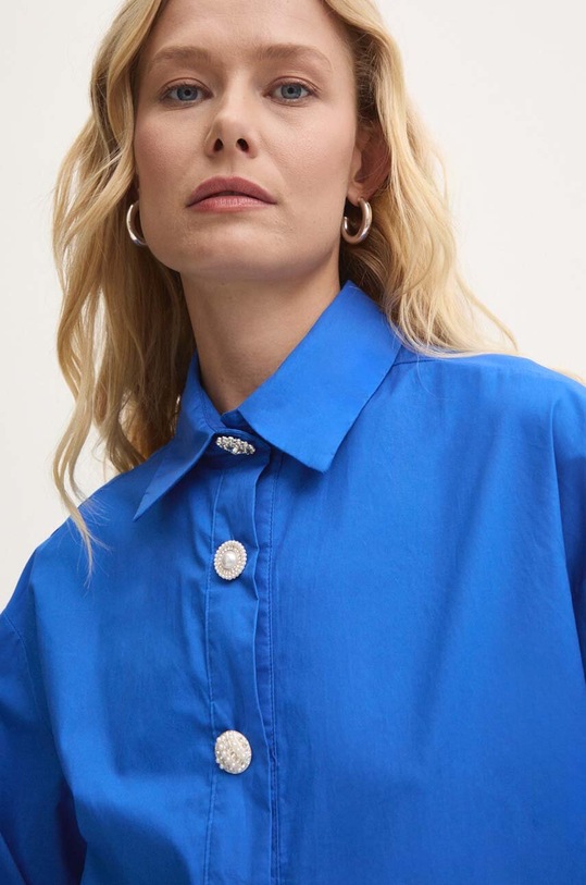 Bavlněná halenka Answear.LAB modrá AGK.3713.hms