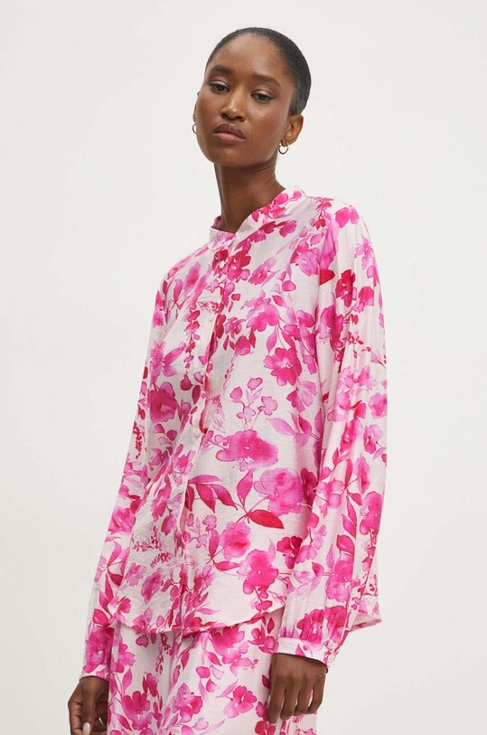Рубашка Answear Lab узор розовый RM.394.fjs