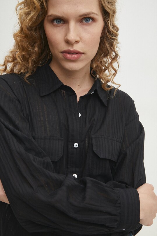 Answear.LAB koszula bawełniana 3695T.fh czarny