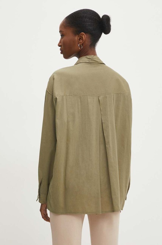 Odzież Answear Lab koszula FT737.hh zielony