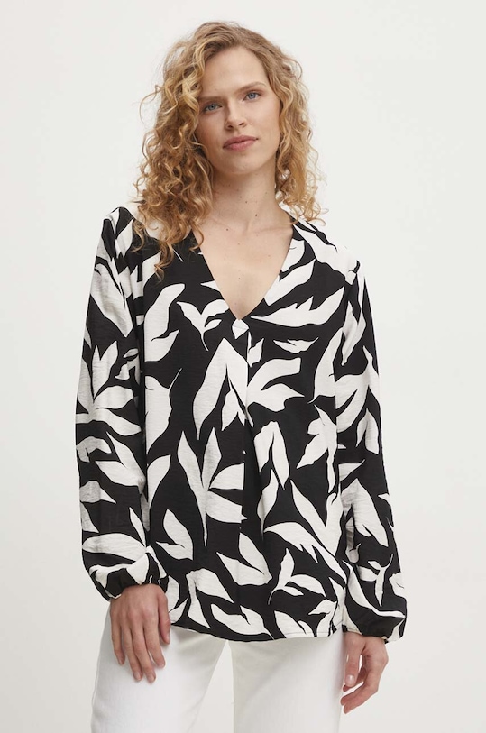 Answear.LAB bluzka casual czarny D60083M11180B.ph