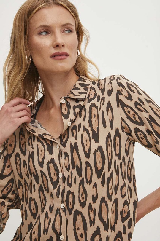 Košulja Answear.LAB regular bež A080537.hh