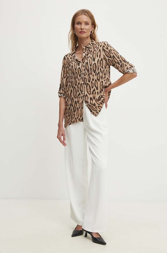 Košulja Answear.LAB A080537.hh bež WZ24