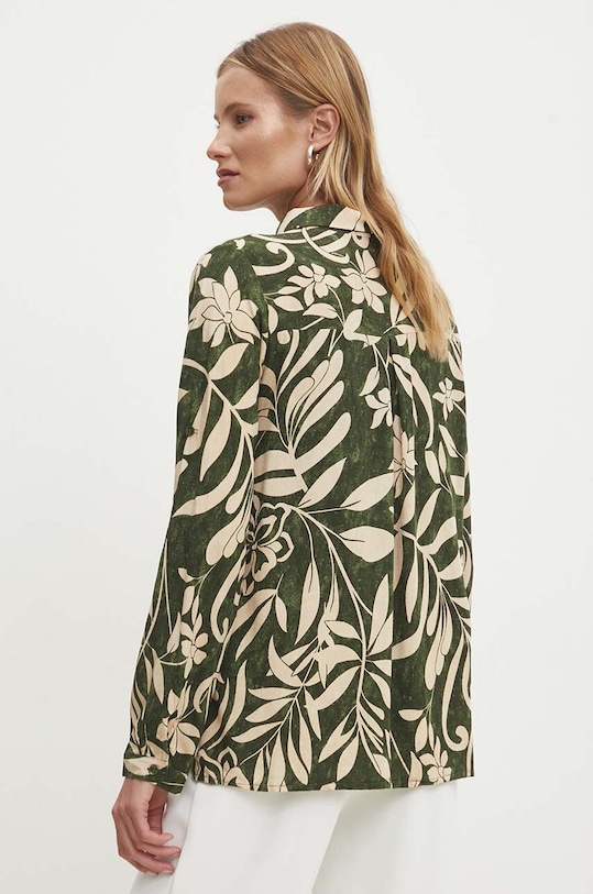 Odzież Answear Lab koszula A080575.hh zielony