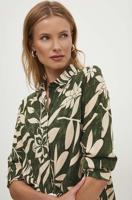 Answear Lab koszula zielony A080575.hh