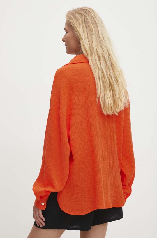 Îmbrăcăminte Answear Lab cămașă din bumbac 15335.2.fh portocaliu