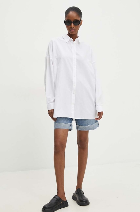 Answear.LAB koszula bawełniana kdd038.sng.tjs biały WW25
