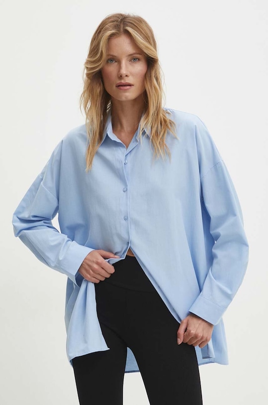 Bavlnená košeľa Answear.LAB kdd038.sng.tjs modrá WW25