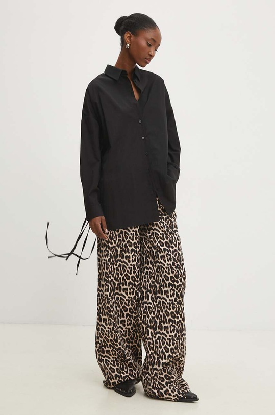 Answear.LAB koszula bawełniana kdd038.sng.tjs czarny WW25