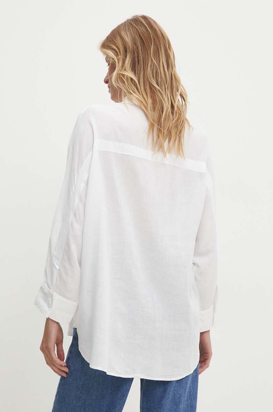 Oblečení Košile s příměsí lnu Answear.LAB 2765.ijs bílá