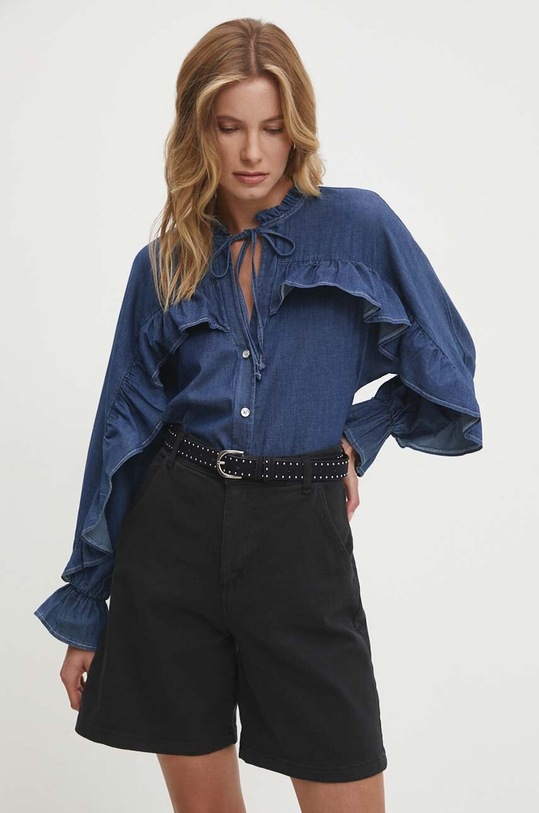 Answear Lab cămașă 92085.ims albastru