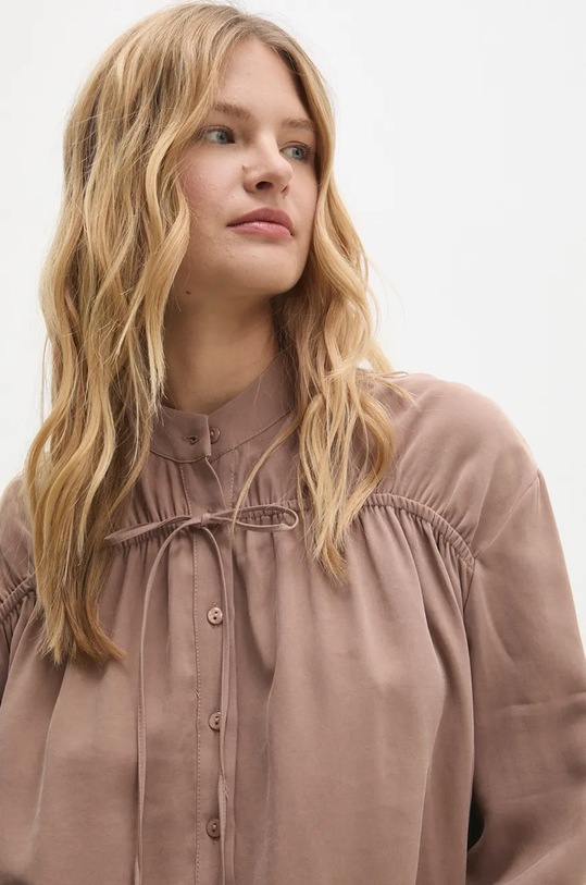Blúzka Answear.LAB sw762175220.ims hnedá