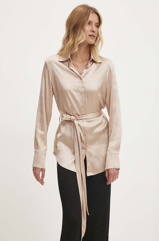 Сорочка Answear.LAB casual бежевий s942200250.ims