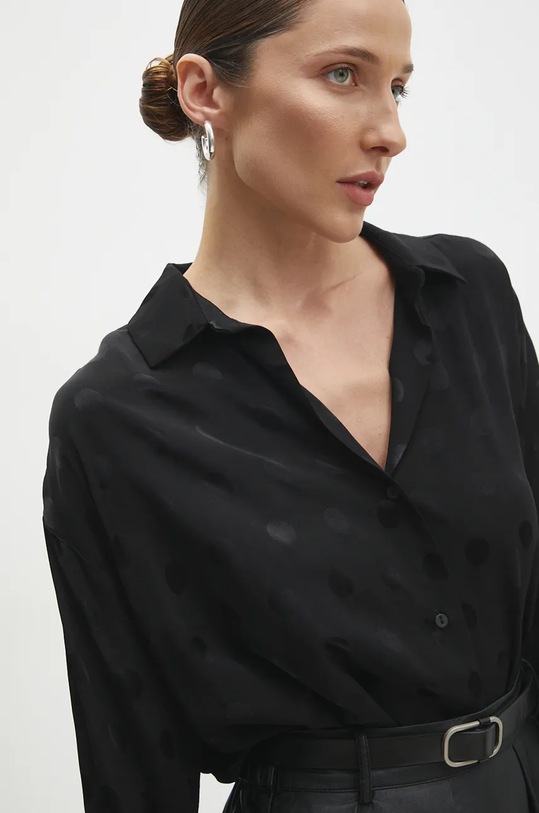 Answear Lab cămașă negru 6342.tms