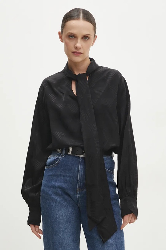Halenka Answear Lab regular černá 6555.tms