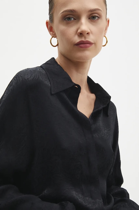 Košile Answear.LAB černá 1452.TLK