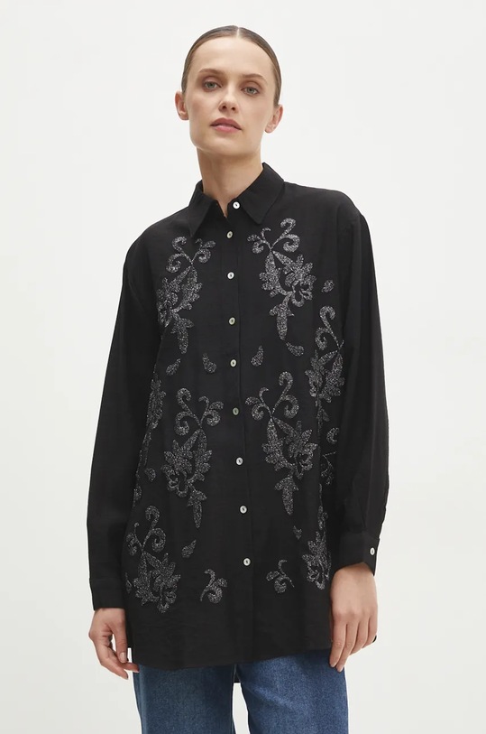 Рубашка Answear.LAB чёрный 33951.tos