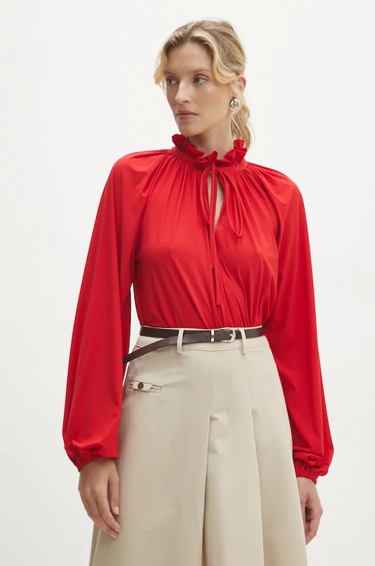 Halenka Answear.LAB s elastanem červená pl1003.iw