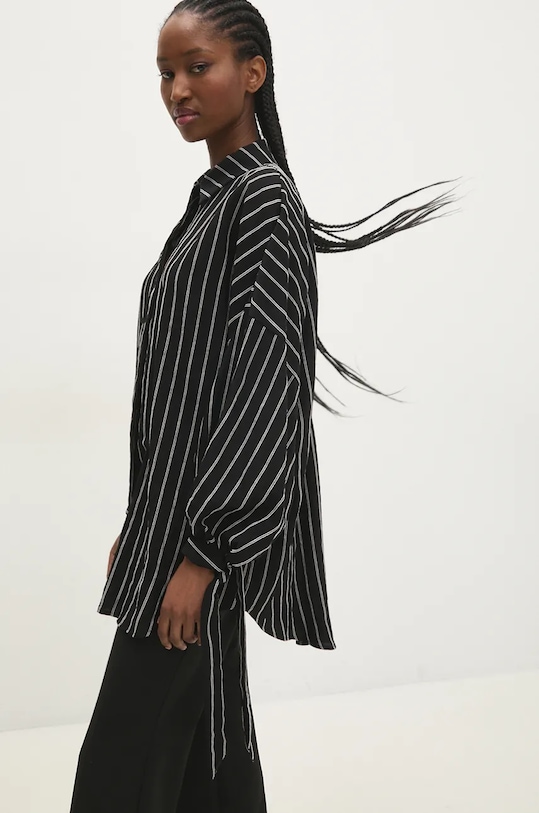 Сорочка Answear.LAB чорний hay2.tos