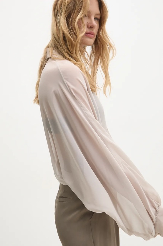 Сорочка Answear Lab бежевий sng.lf.tos