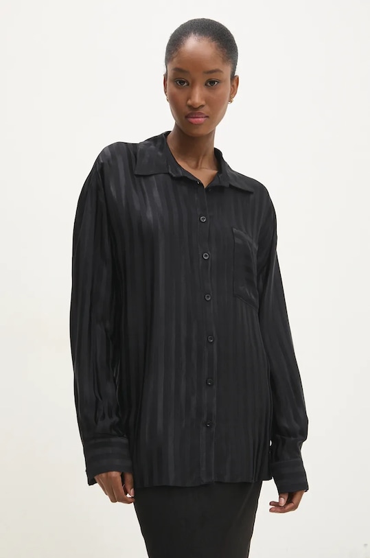 Сорочка Answear.LAB casual чорний sng.11.tos
