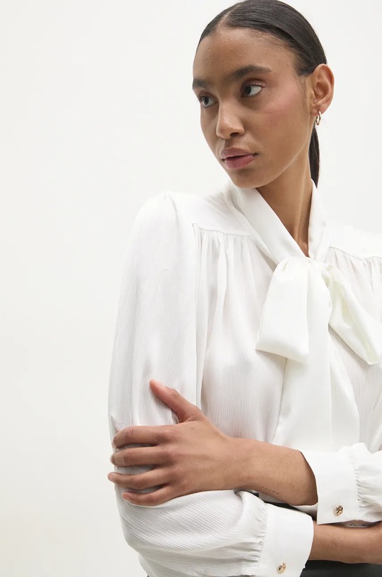 Πουκάμισο Answear.LAB μακρύ λευκό 23197YC.hms