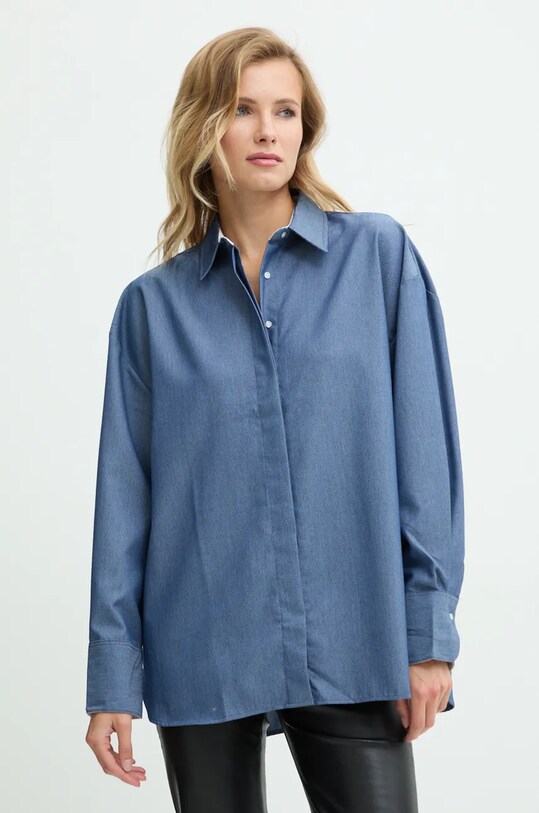 Рубашка Answear.LAB casual тёмно-синий 33884.tos