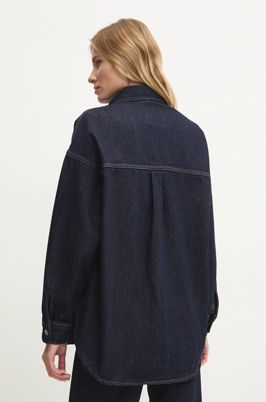 Odzież Answear Lab koszula jeansowa 19424.tlk granatowy
