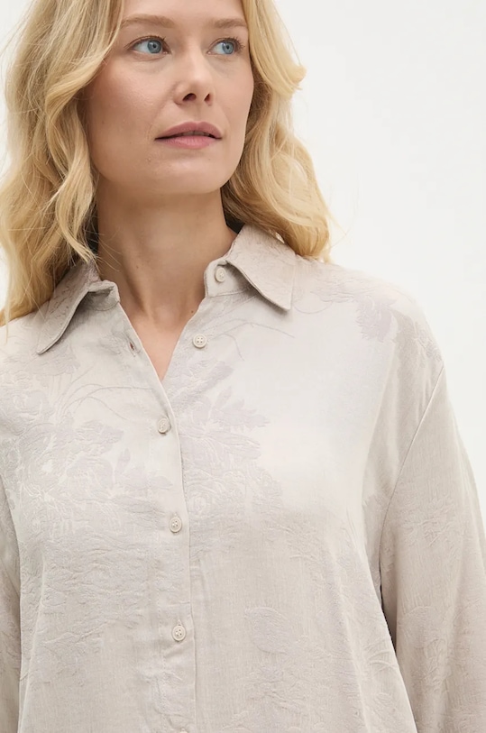 Answear Lab cămașă bej 34132.tos