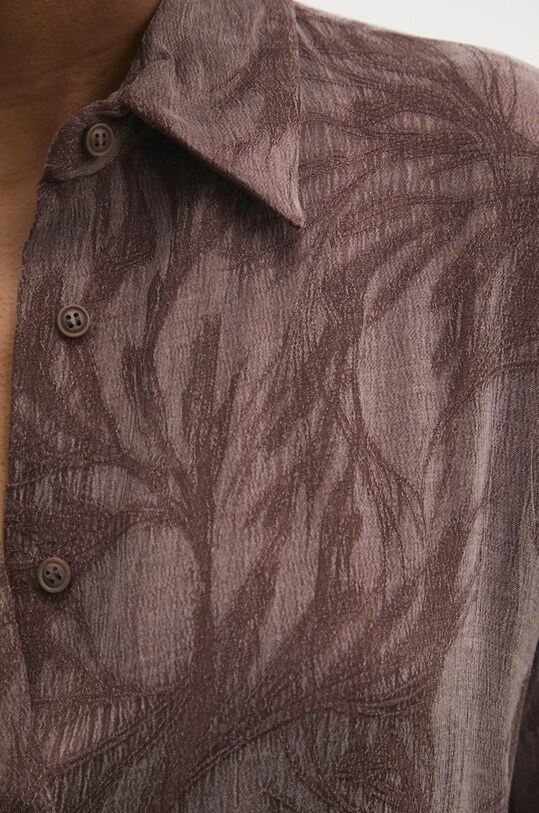 Answear Lab cămașă 34150.tos maro